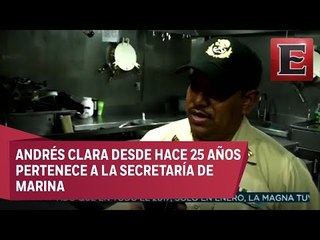 Andrés Clara Rosas, el hombre que “alimenta” al Buque Escuela Cuauhtémoc