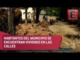Así viven los damnificados tras los sismos en Pinotepa Nacional