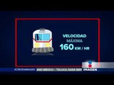 Llegó el primer tren interurbano México-Toluca