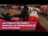 Escuela de Chilpancingo realiza simulacro en caso de balacera