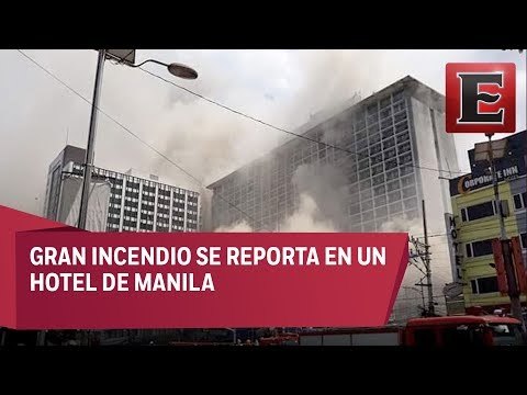Al menos cuatro muertos tras incendio de un hotel en Filipinas