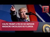 Trump acusa al FBI de no impedir tiroteo en Florida