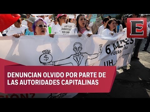 A seis meses del 19-S, damnificados recuerdan a víctimas y exigen ayuda