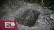 Hallan cuerpos calcinados en las cuatro fosas clandestinas en Iguala / Excélsior Informa