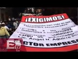 Toman casetas para exigir aparición de los 43 normalistas / Excélsior Informa