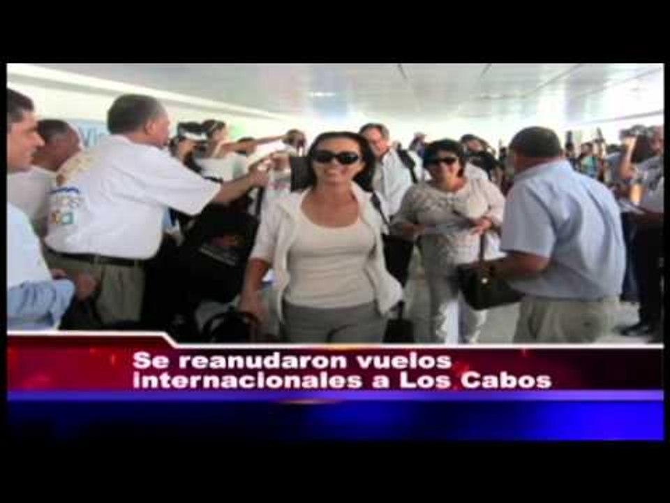 Se reanudaron los vuelos internacionales a Los Cabos / Visión turística