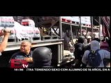 Encapuchados saquean camiones de mercancía en Michoacán / Nacional
