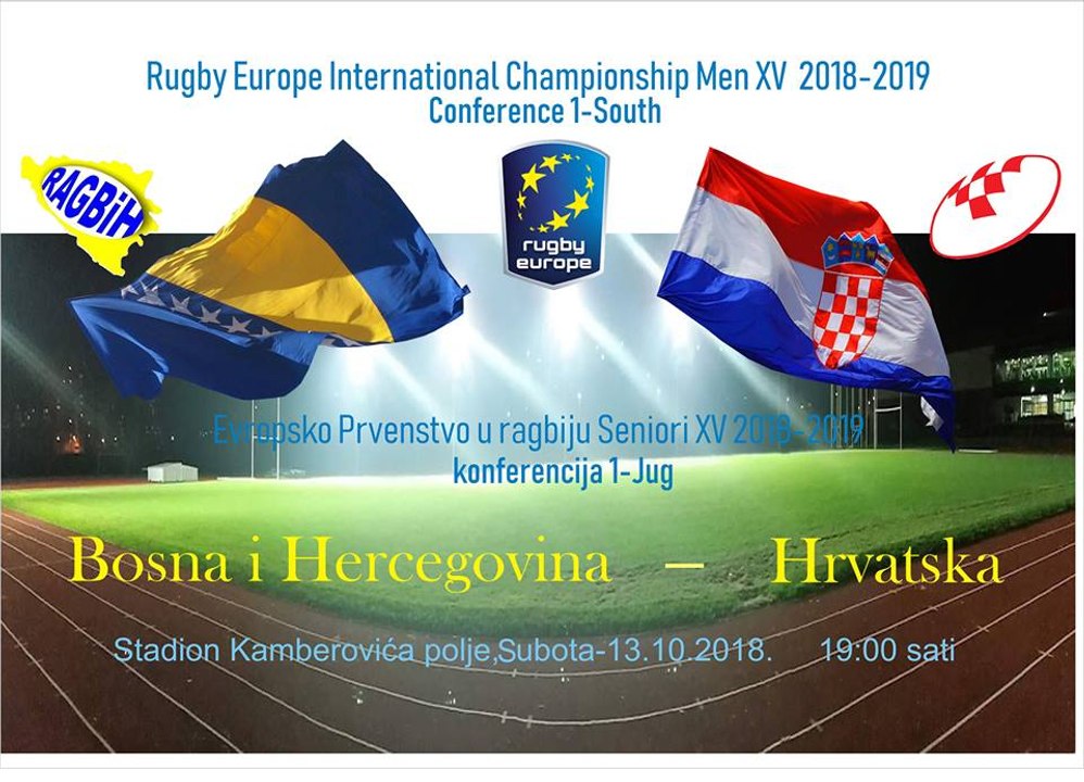 BOSNIA & HERZEGOVINA / CROATIA - RUGBY EUROPE CONFERENCE 1 SOUTH 2018/2019