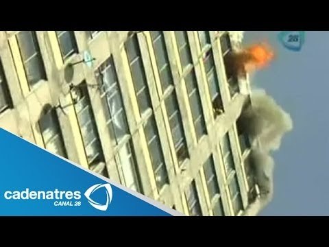 Incendio en edificio Coahuila en Tlatelolco; hay 4 departamentos afectados