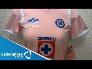 Cruz Azul contra el cáncer de mama presenta su playera rosa