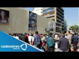 CNTE se manifiesta afuera de Televisoras/ Marchas CNTE 2013