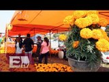 Aumentan las ventas en el mercado de Jamaica por Día de Muertos / Vianey Esquinca