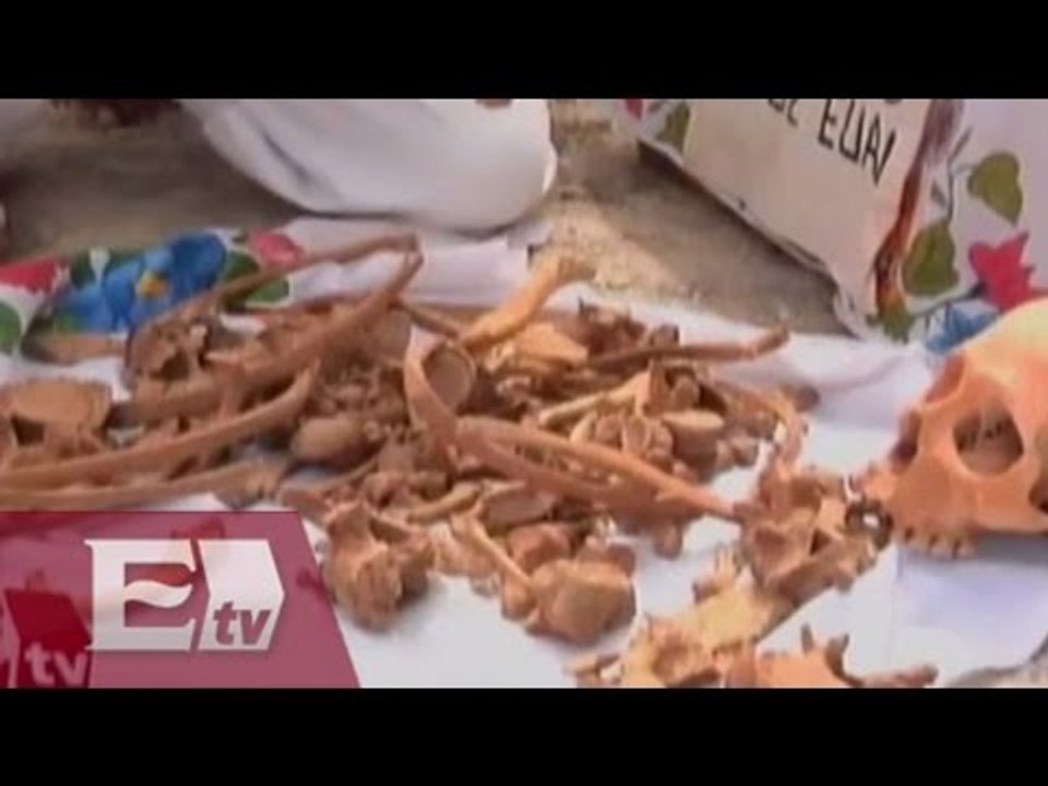 En Campeche, limpian huesos de sus difuntos / Vianey Esquinca