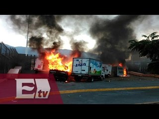 Queman camiones de transporte en Guerrero/ Excélsior en la Media