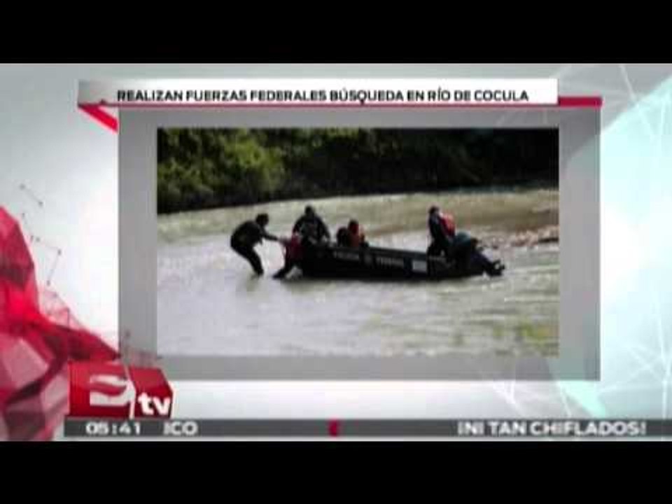 Fuerzas federales buscan cuerpos en río de Cocula, Guerrero / Vianey Esquinca