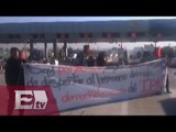 Familiares de normalistas toman casetas de la Ciudad de México / Vianey Esquinca