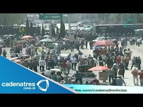 Maestros de la CNTE congestionan avenidas de la capital mexicana