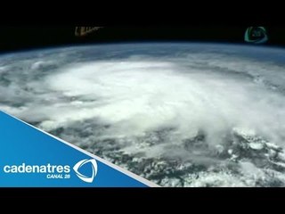 ¡¡¡Increíble!!! Así se ve el huracán Raymond desde el espacio