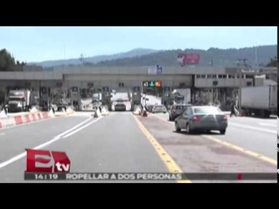 Encapuchados toman casetas de la México-Cuernavaca / Titulares de la tarde