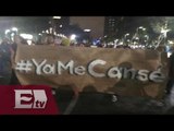Manifestación en solidaridad a los normalistas en la ciudad de México / Excélsior en la media