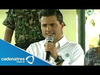 Tomará meses la reconstrucción de Guerrero, señala Peña Nieto