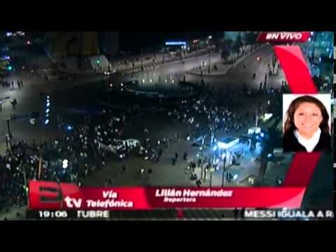 Detalles del mitin en el DF por normalistas de Ayotzinapa / Excélsior Informa