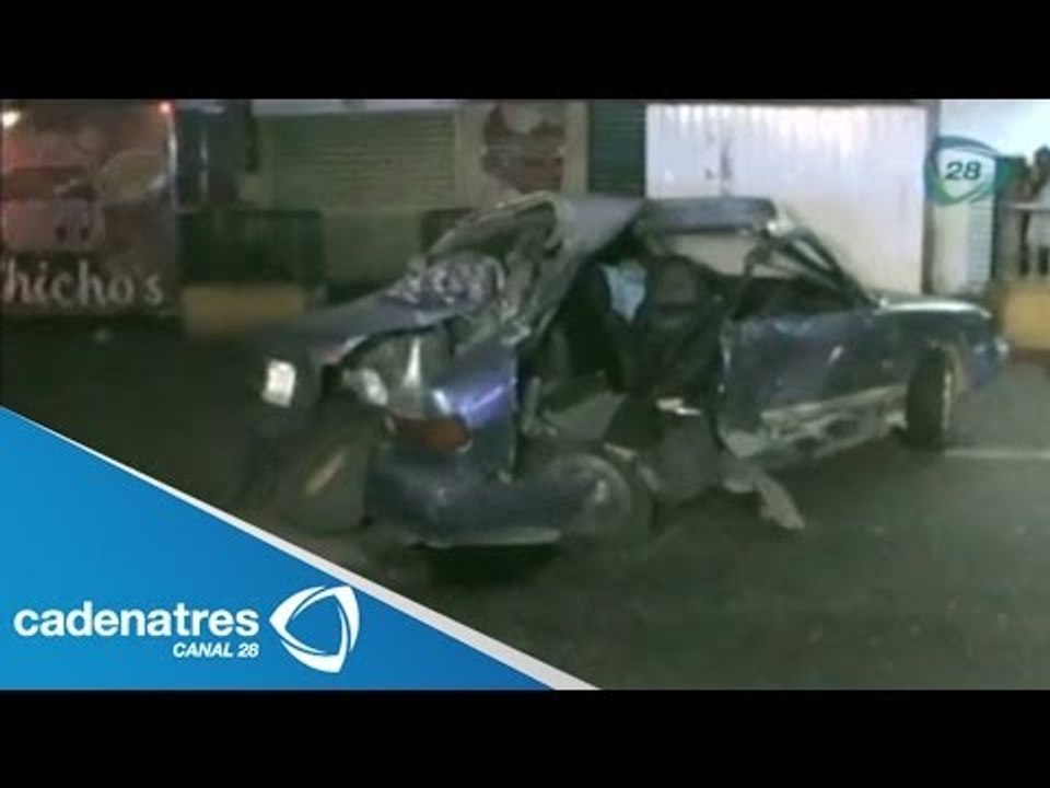 Aparatoso accidente automovilístico deja sin vi...