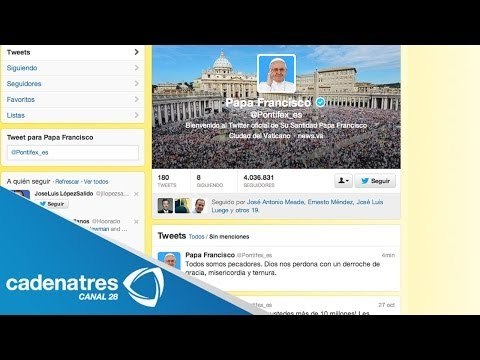 Papa Francisco manda mensaje sus followers en Twitter