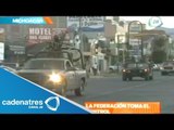 Ejército y Policía Federal controlan seguridad en Lázaro Cárdenas, Michoacán
