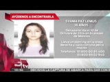 Desaparece jovencita en Ecatepec