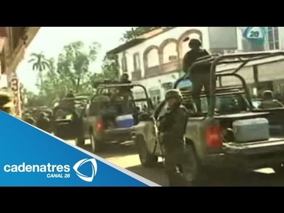 Ejército y Policía Federal asumen el control de Apatzingán luego de ataques