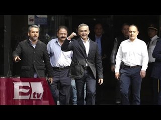 Mancera abandona hospital tras recibir alta médica/ Comunidad