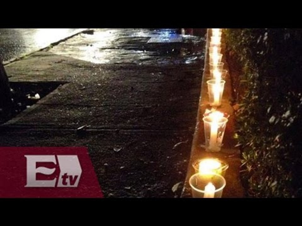 Colocan veladoras en las calles en apoyo a normalistas de Ayotzinapa / Titulares de la tarde