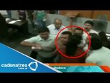 Avalan diputados golpiza a mujeres (VIDEO)