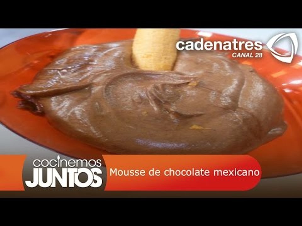 ¡Rico! Mousse de chocolate mexicano