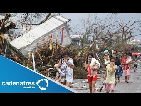 Tifón Haiyan, uno de los peores desastres naturales en Filipinas