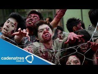 Zombies y momias asaltan joyería del DF