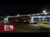 Metrobús reanuda servicio en estación Ciudad Universitaria / Excélsior Informa