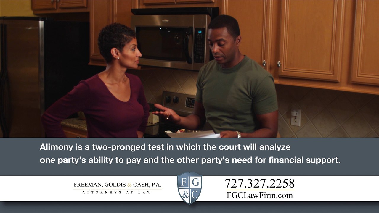 Alimony | Family Law Attorney | Freeman, Goldis & Cash P.A. | www.FGCLawFirm.com