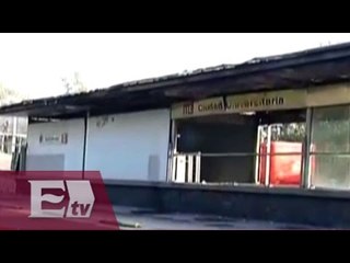 Download Video: Formal prisión al responsable de incendiar la estación CU del Metrobús