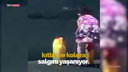 Kıtlık Yemen'in bütün kentlerinde kol geziyor