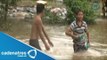 Intensas lluvias inundan 6 municipios de Veracruz; hay desbordamientos de ríos y arroyos