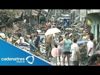 Download Video: Filipinas fija 2 mil 500 muertos por paso de tifón Haiyan; hay desesperación por falta de ayuda