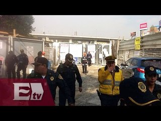 Desgajamiento de tierra en obra de Barranca del Muerto/ Comunidad