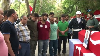 Organları bağışlanan şehit polis memuru son yolculuğuna uğurlandı