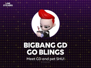 It’s finally out!!Our very first 'Go Blings' GD and Shu LINE sticker!VIPs! Don’t miss out on these cuties.고블링즈 GD와 슈 라인스티커를 VIP 여러분께 선보입니다!===*Available o