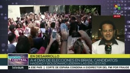 Brasil: Haddad alcanza 23% de intención de voto según nueva encuesta