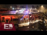 Nuevas imágenes del incendio a unidad del Metrobús en CU/ Comunidad