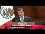 Peña Nieto condena la violencia y los actos vandálicos por Ayotzinapa / Excélsior Informa