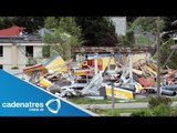 Tornado destruye casa de Estados Unidos / Tornado destroys house U.S.